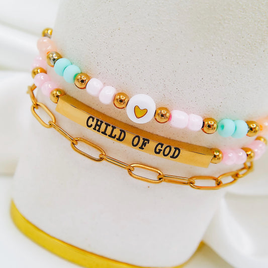 CHILD OF GOD BRACELET SET - Avy + Tay