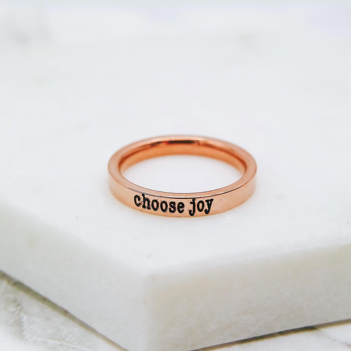 CHOOSE JOY RING - Avy + Tay