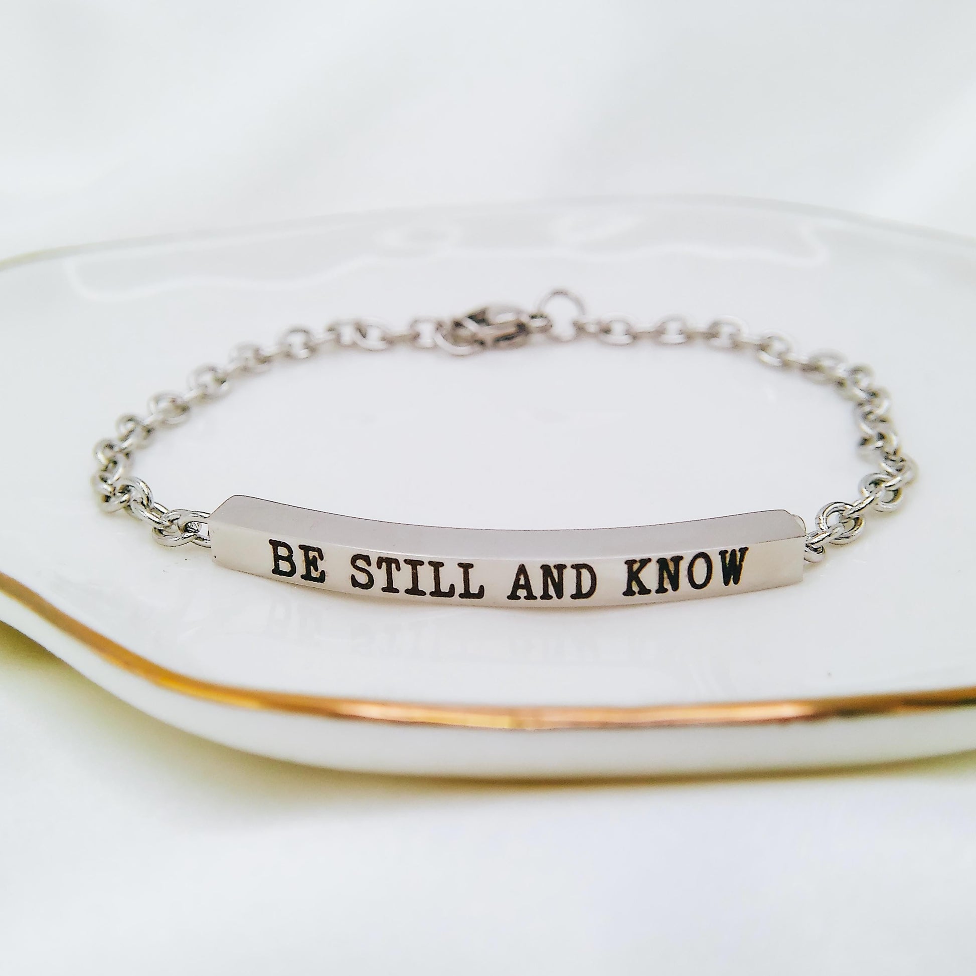 CUSTOM FAITH BAR BRACELET - Avy + Tay