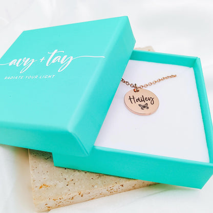 CUSTOM INSPIRATIONAL NECKLACE - Avy + Tay