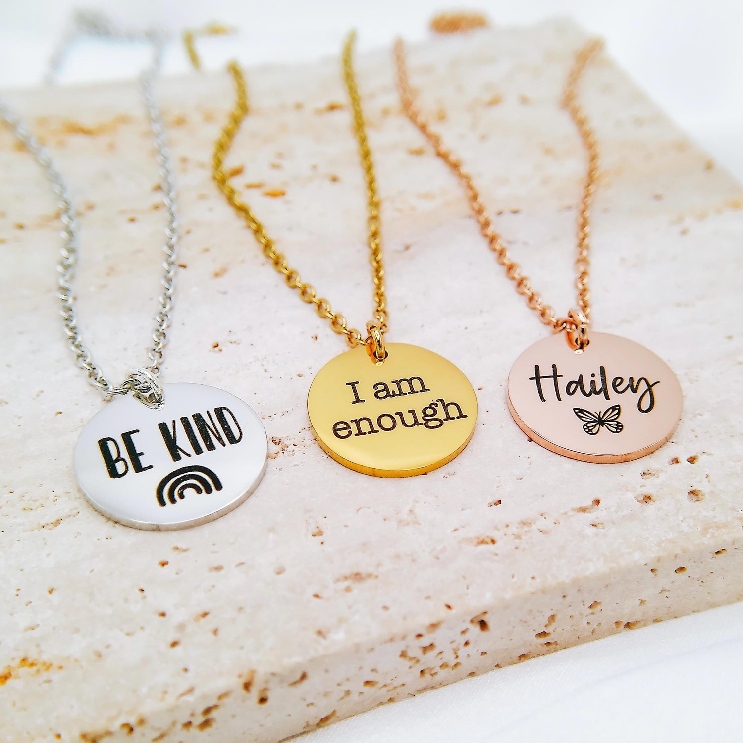 CUSTOM INSPIRATIONAL NECKLACE - Avy + Tay