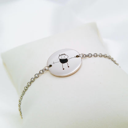 CUSTOM KID'S DRAWING BRACELET - Avy + Tay