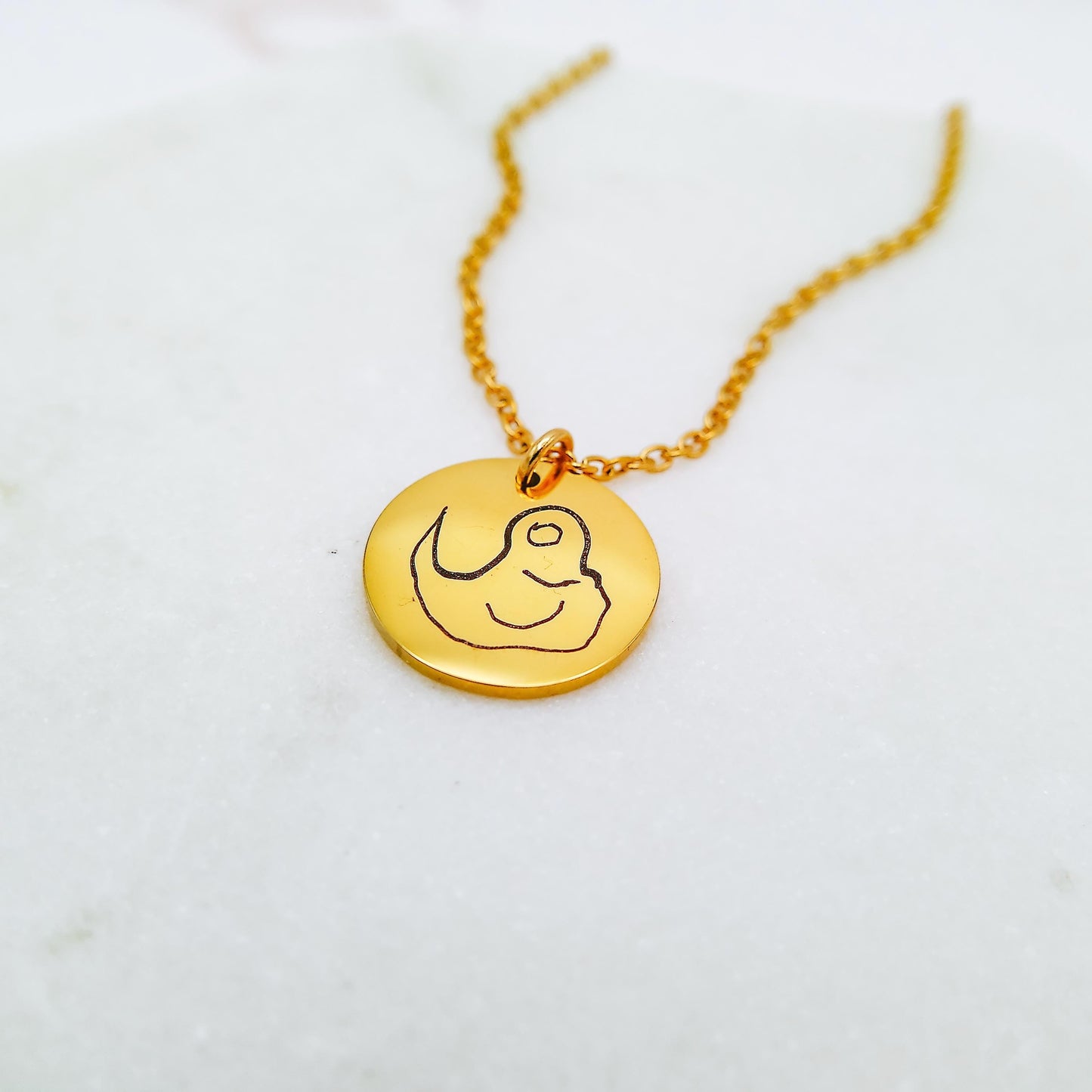 CUSTOM KID'S DRAWING NECKLACE - Avy + Tay