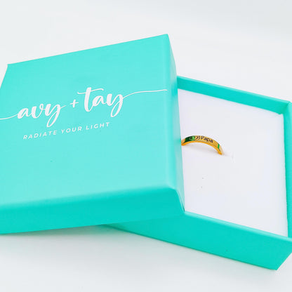 CUSTOM MEMORIAL RING - Avy + Tay
