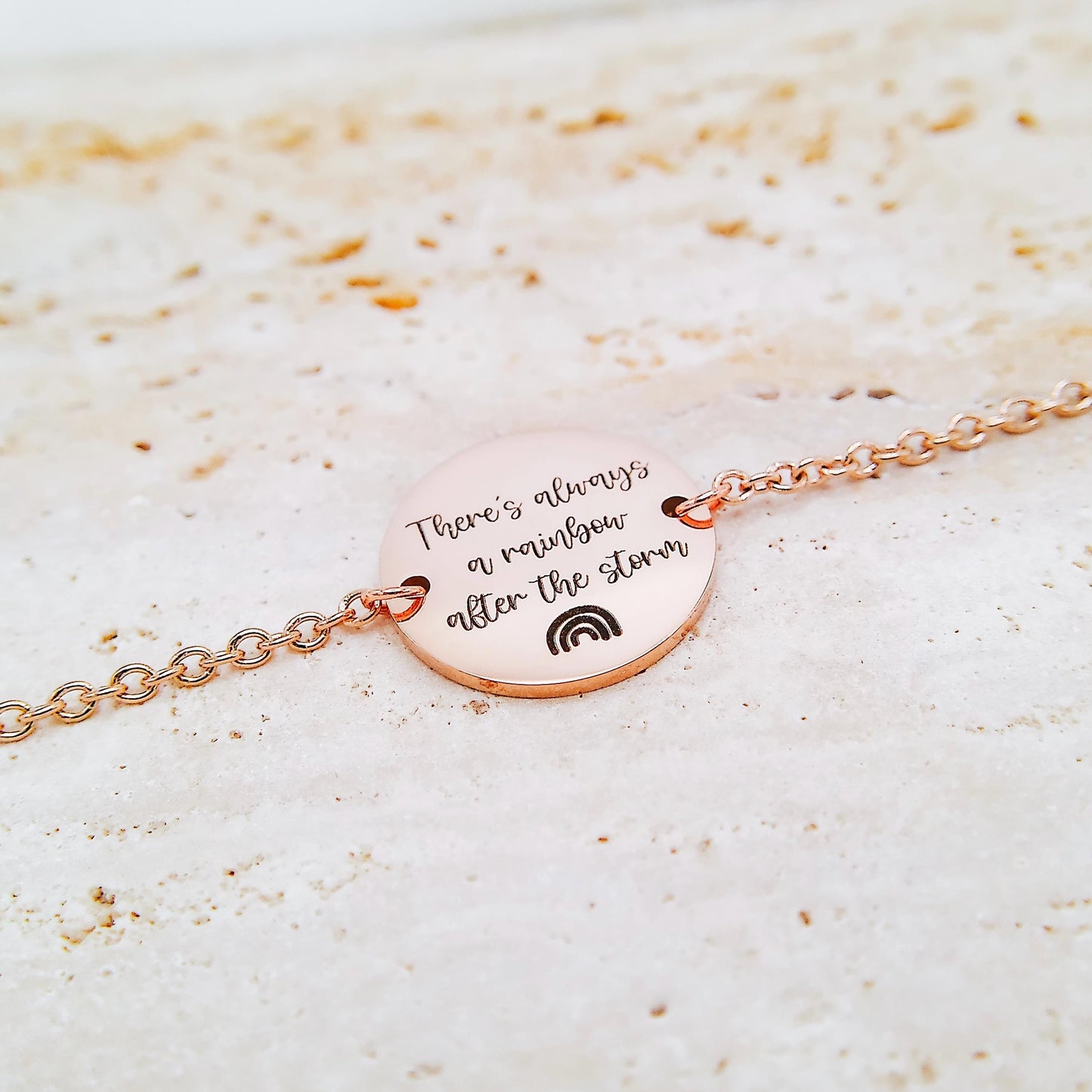 CUSTOM MESSAGE BRACELET - Avy + Tay