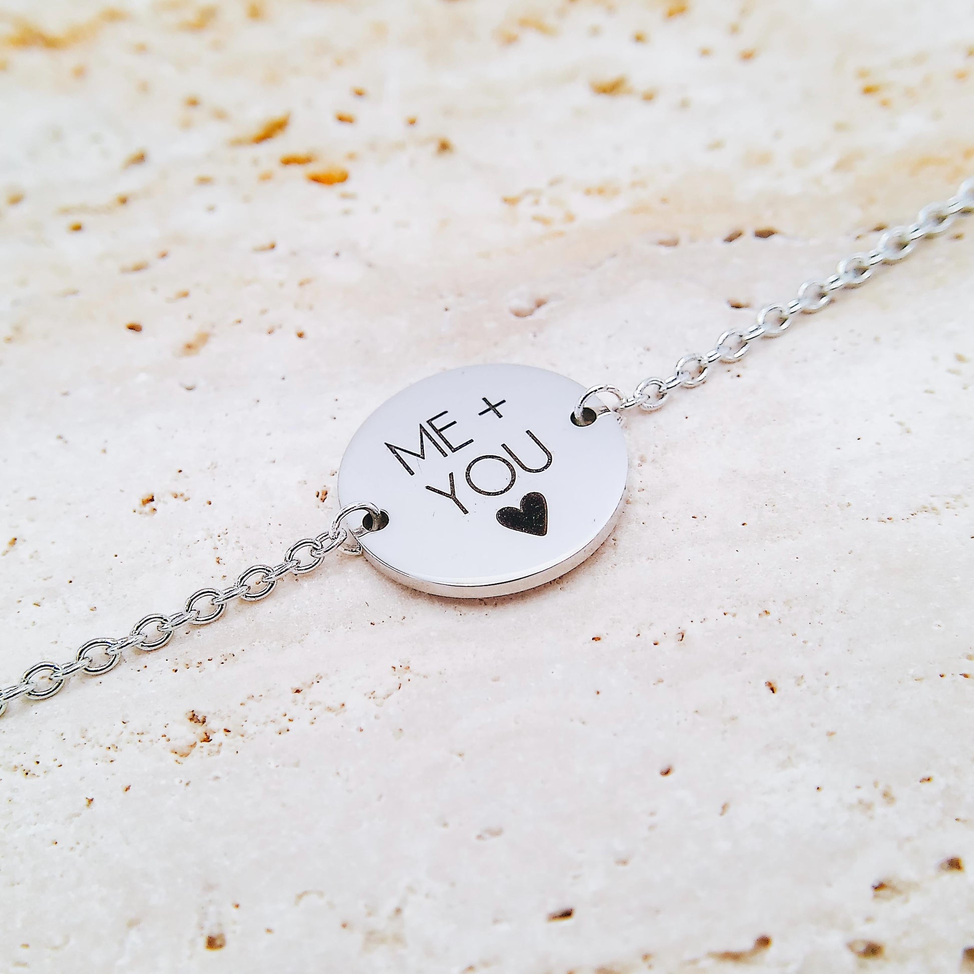 CUSTOM MESSAGE BRACELET - Avy + Tay
