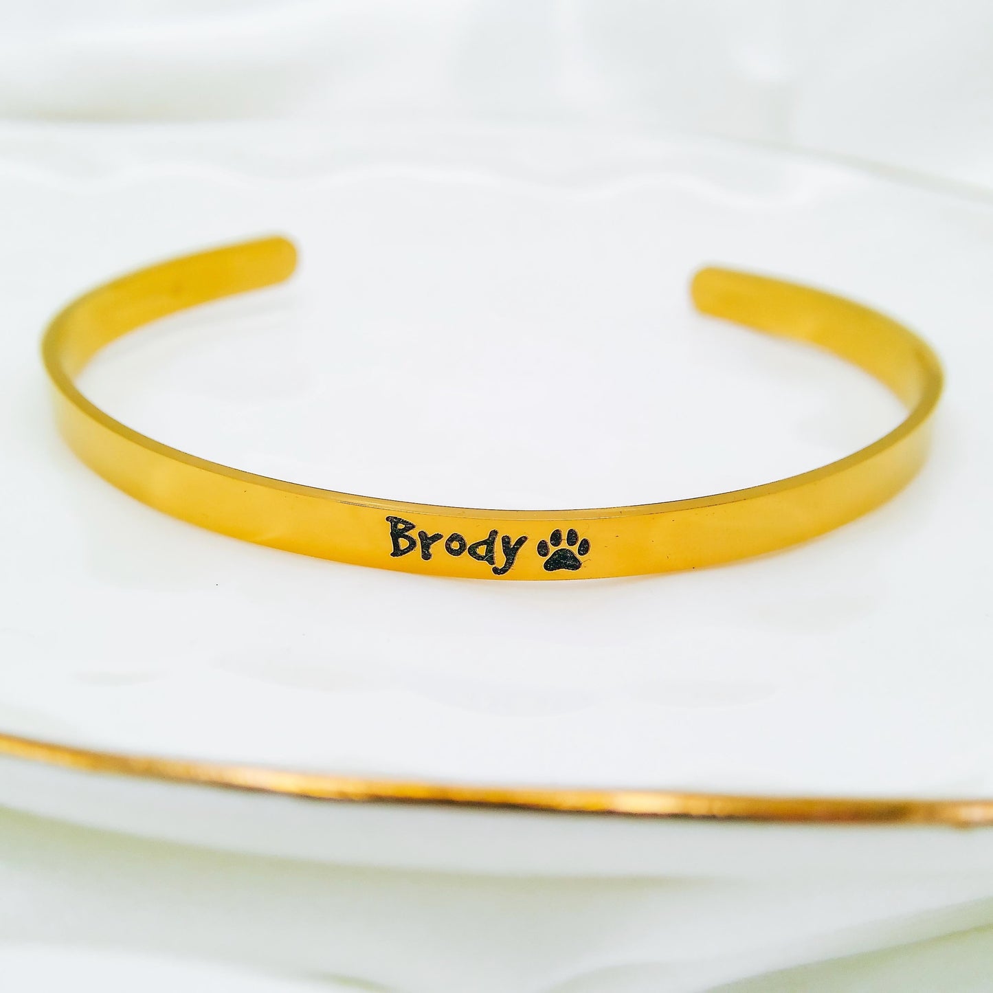 CUSTOM MESSAGE CUFF - Avy + Tay