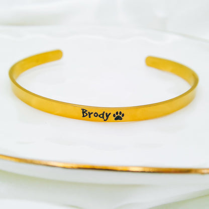 CUSTOM MESSAGE CUFF - Avy + Tay