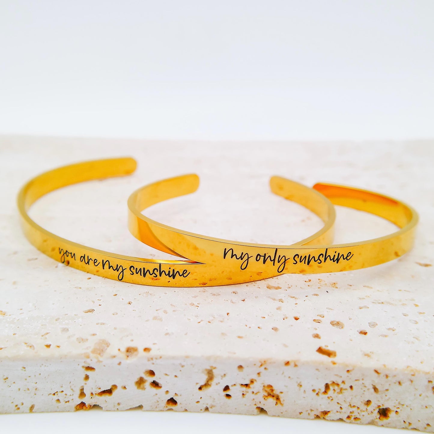 CUSTOM MOMMY + ME CUFF SET - Avy + Tay