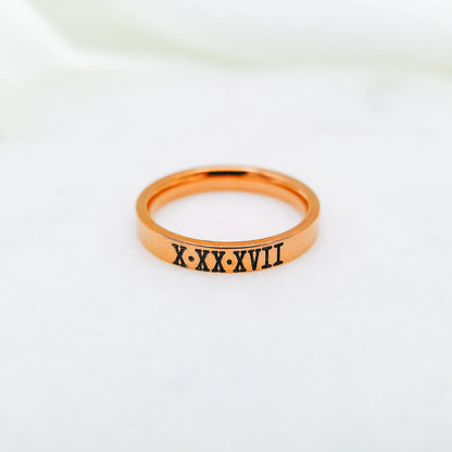 CUSTOM NAME RING - Avy + Tay