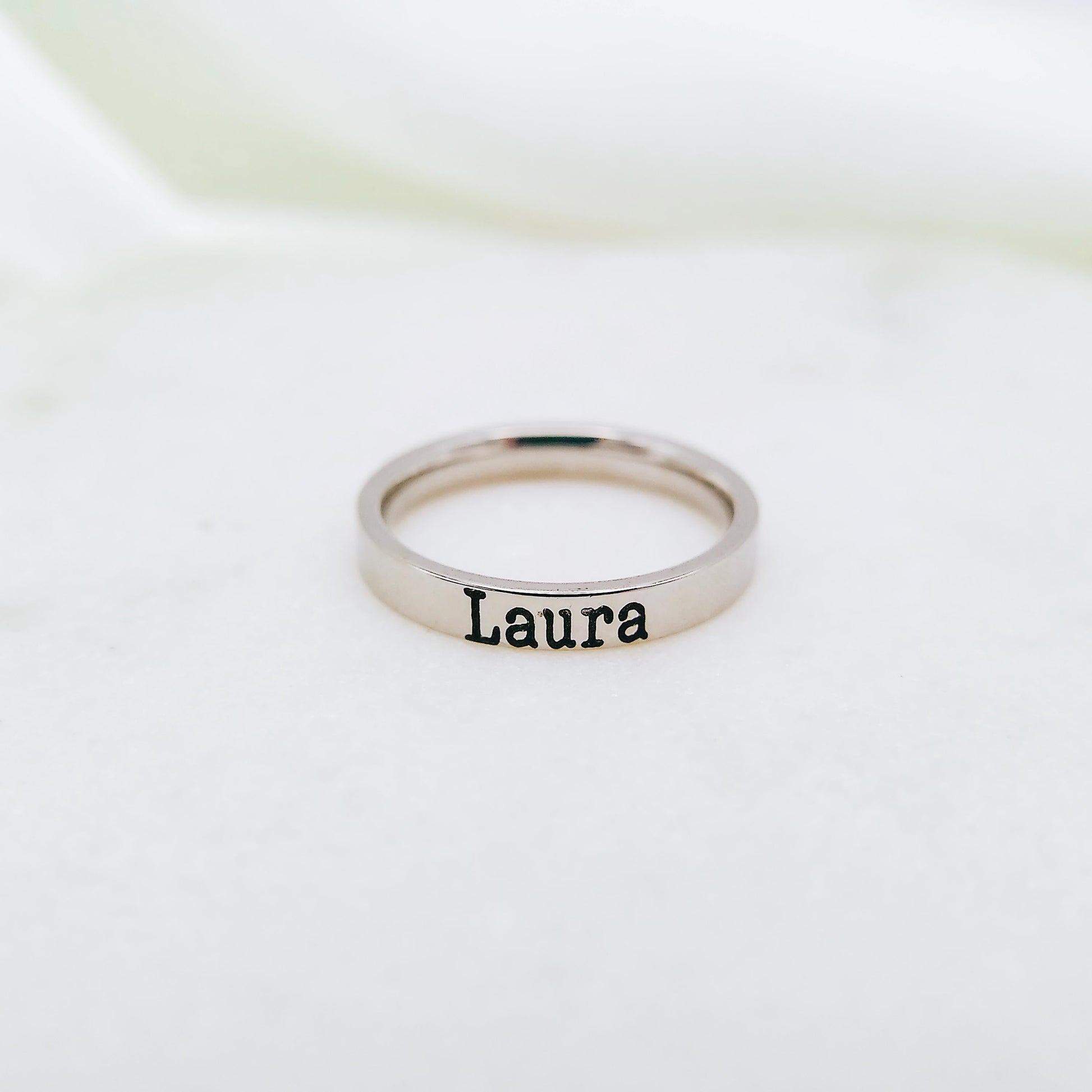 CUSTOM NAME RING - Avy + Tay