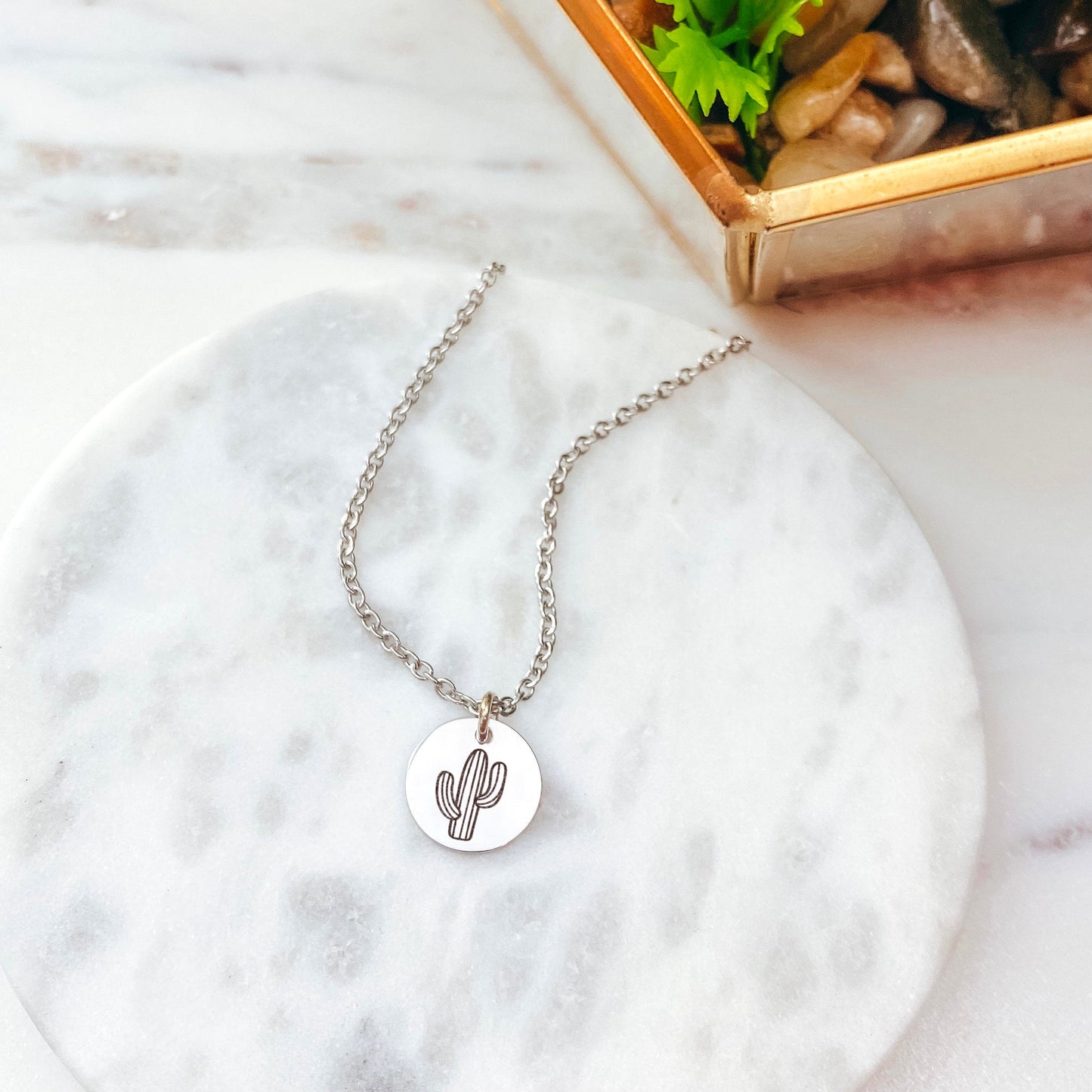 DAINTY CACTUS NECKLACE - Avy + Tay