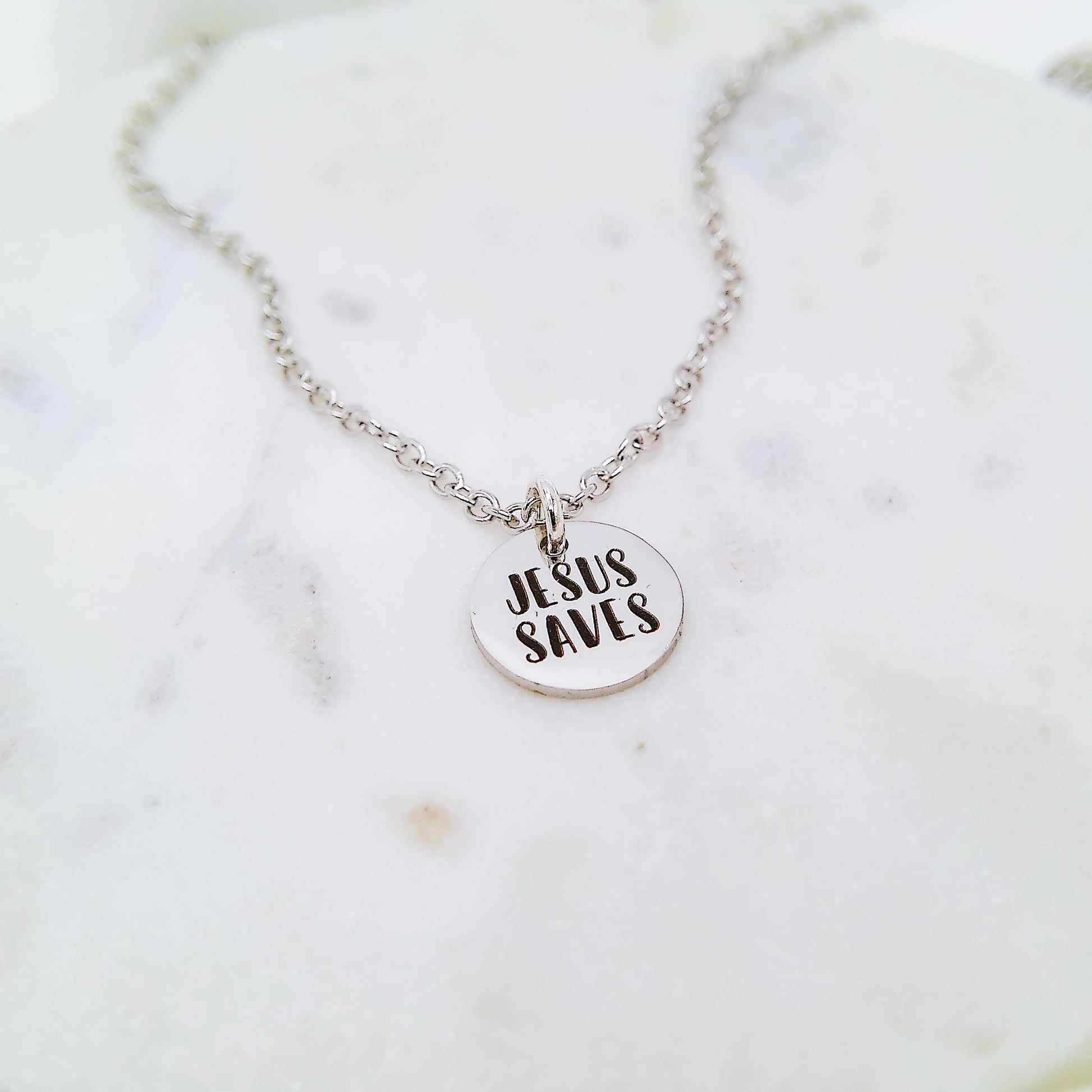 DAINTY CUSTOM FAITH NECKLACE - Avy + Tay