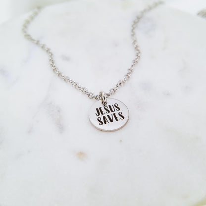 DAINTY CUSTOM FAITH NECKLACE - Avy + Tay