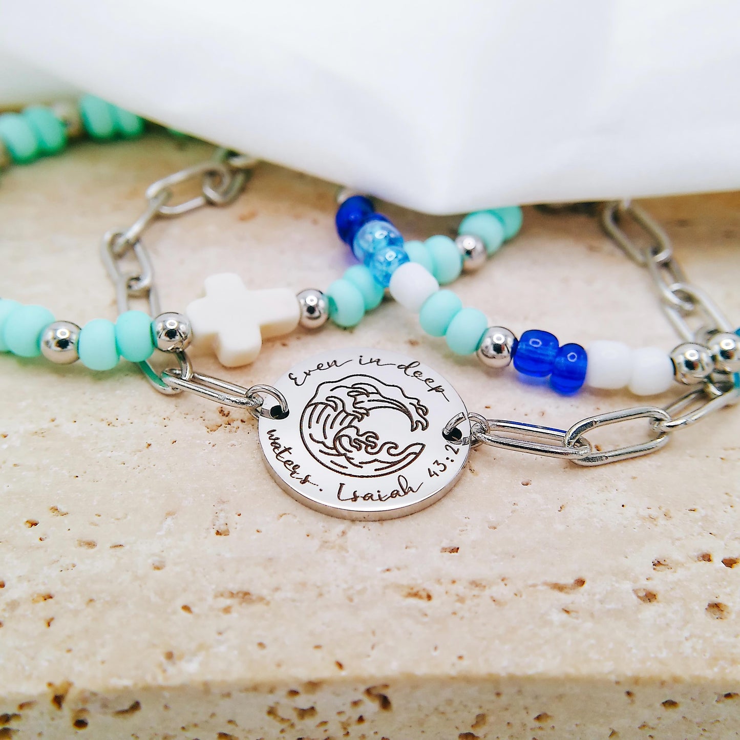 DEEP WATERS BRACELET SET - Avy + Tay
