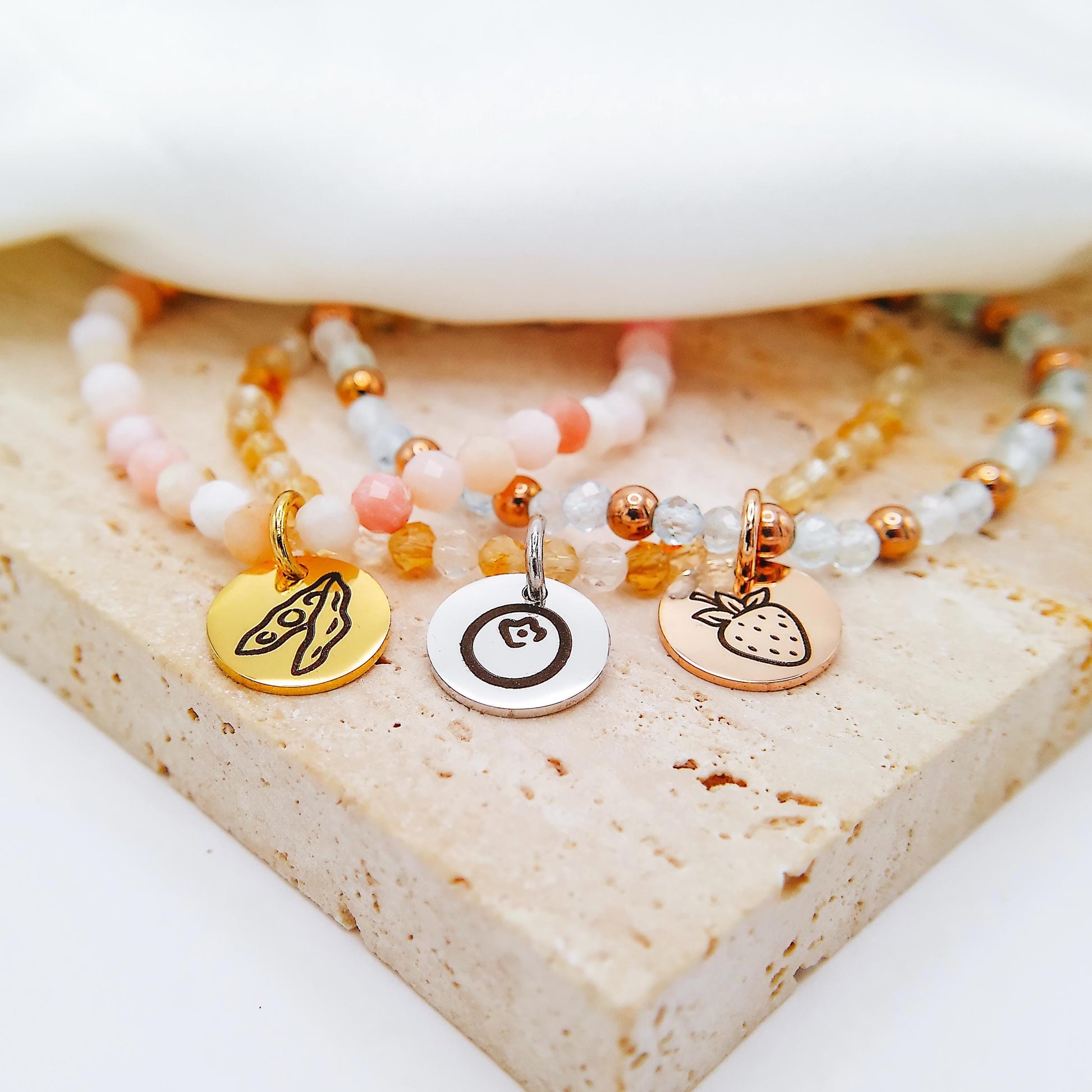 EARLY MISCARRIAGE BIRTHSTONE BRACELET - Avy + Tay