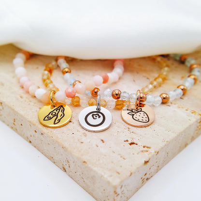 EARLY MISCARRIAGE BIRTHSTONE BRACELET - Avy + Tay