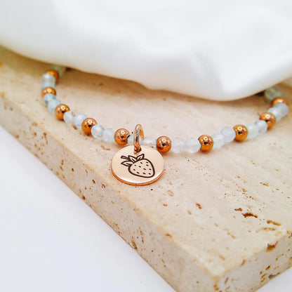 EARLY MISCARRIAGE BIRTHSTONE BRACELET - Avy + Tay