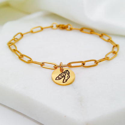 EARLY MISCARRIAGE PAPERCLIP BRACELET - Avy + Tay