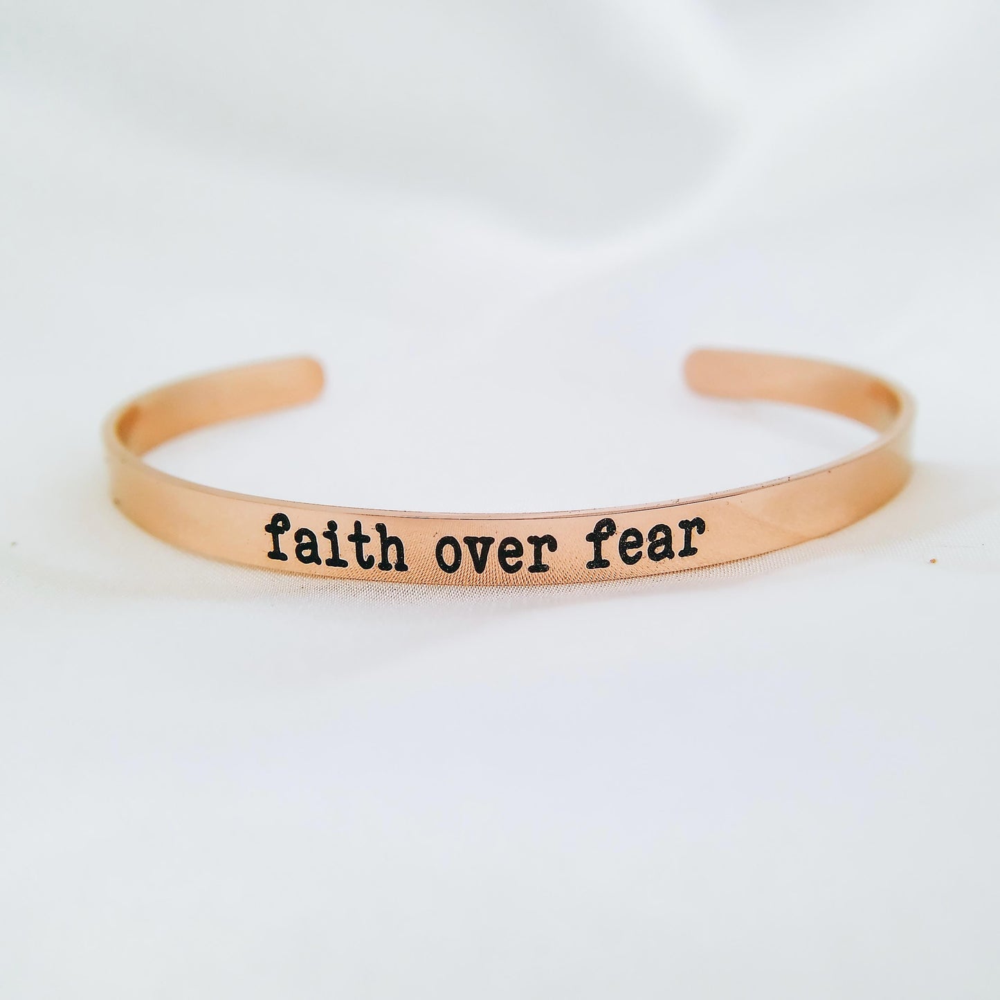FAITH OVER FEAR CUFF - Avy + Tay