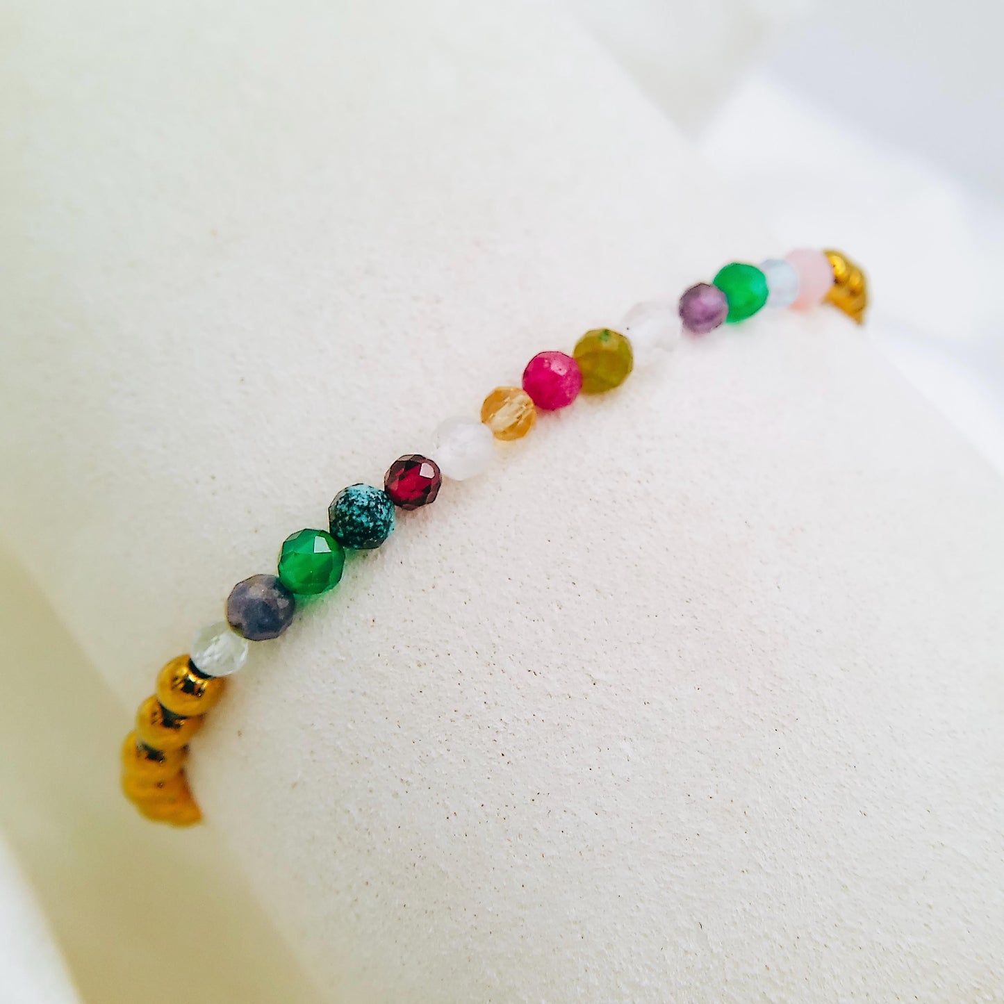 FAMILY BIRTHSTONE BEADED BRACELET - Avy + Tay