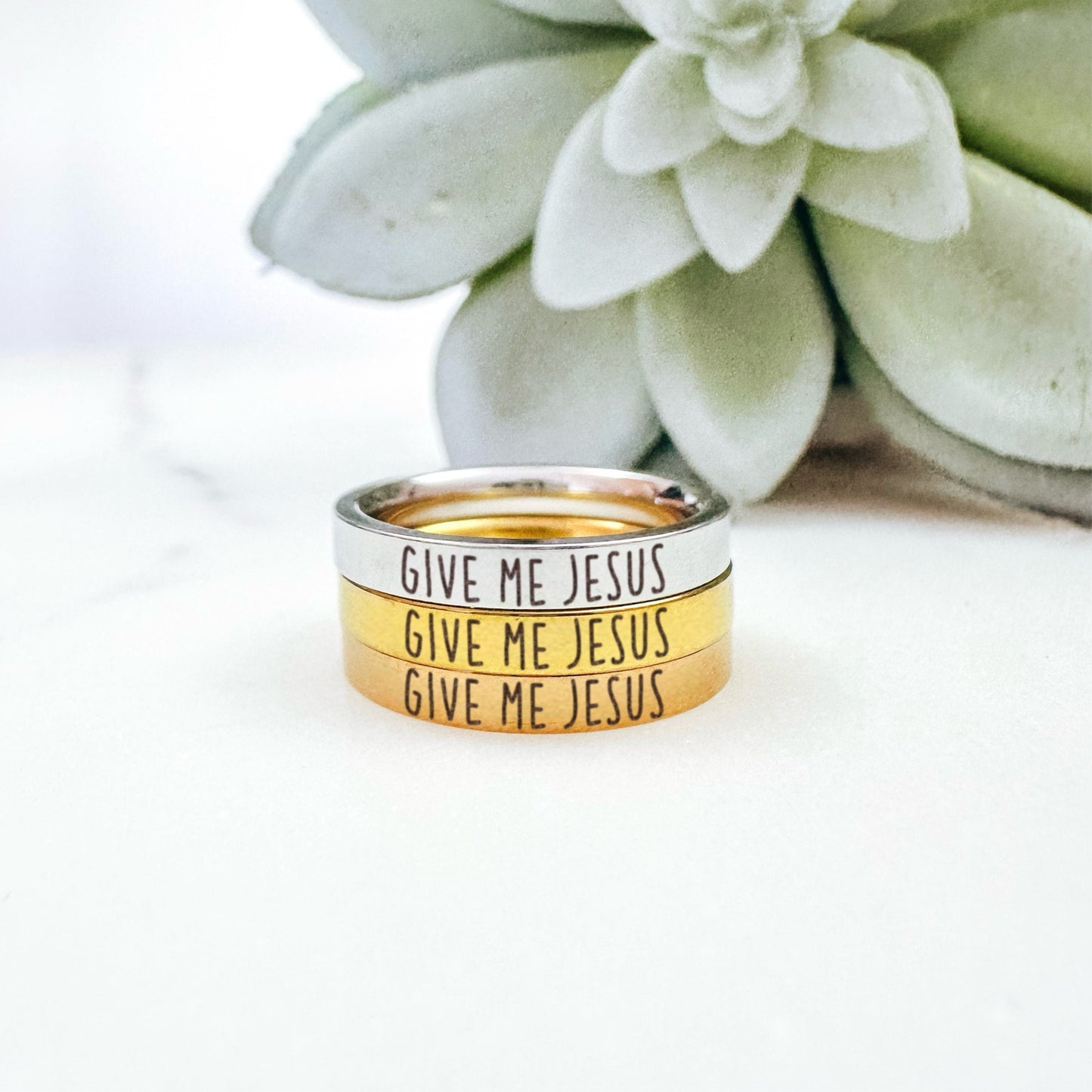 GIVE ME JESUS RING - Avy + Tay