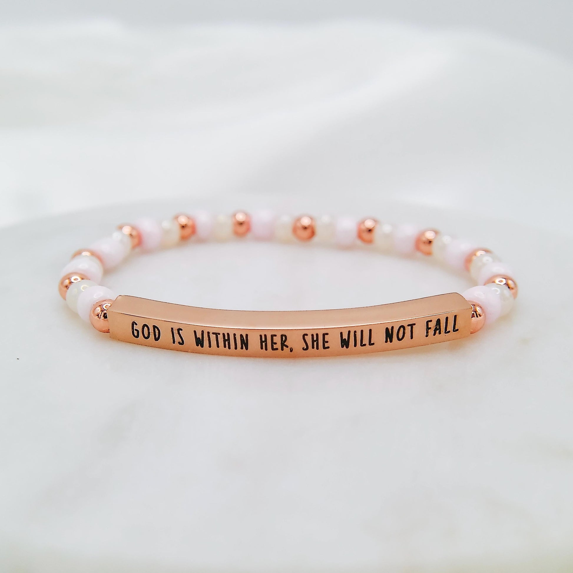 GOD IS WITHIN HER BRACELET SET - Avy + Tay