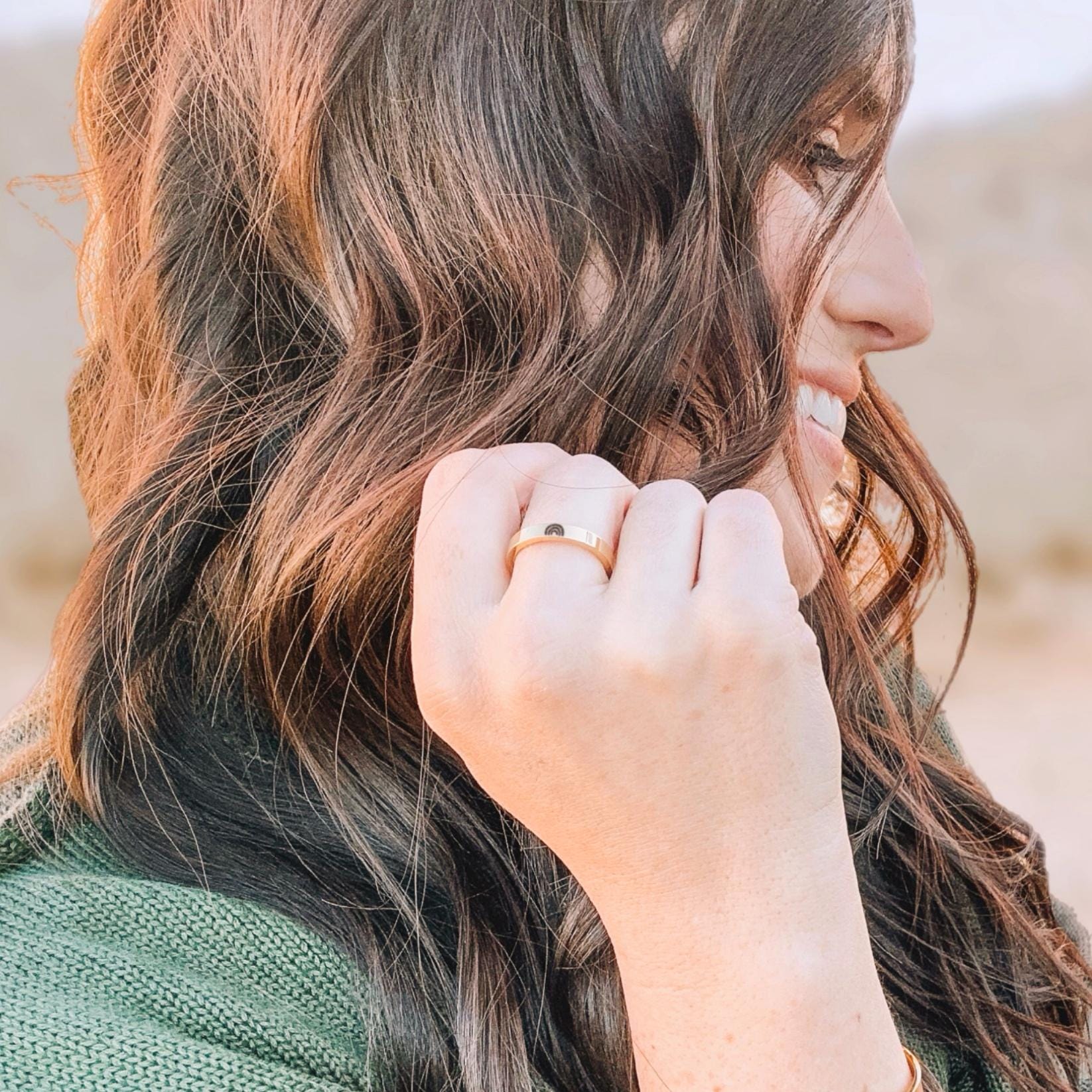 Long Distance Ring State Engraved Ring 14k Gold Ring Personalized Ring Dainty Gold Ring Custom Ring Personalized Jewelry Long Distance Gift