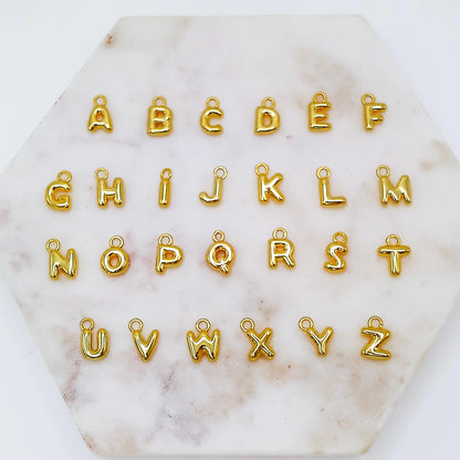 INITIAL CHARM BEADED BRACELET - Avy + Tay