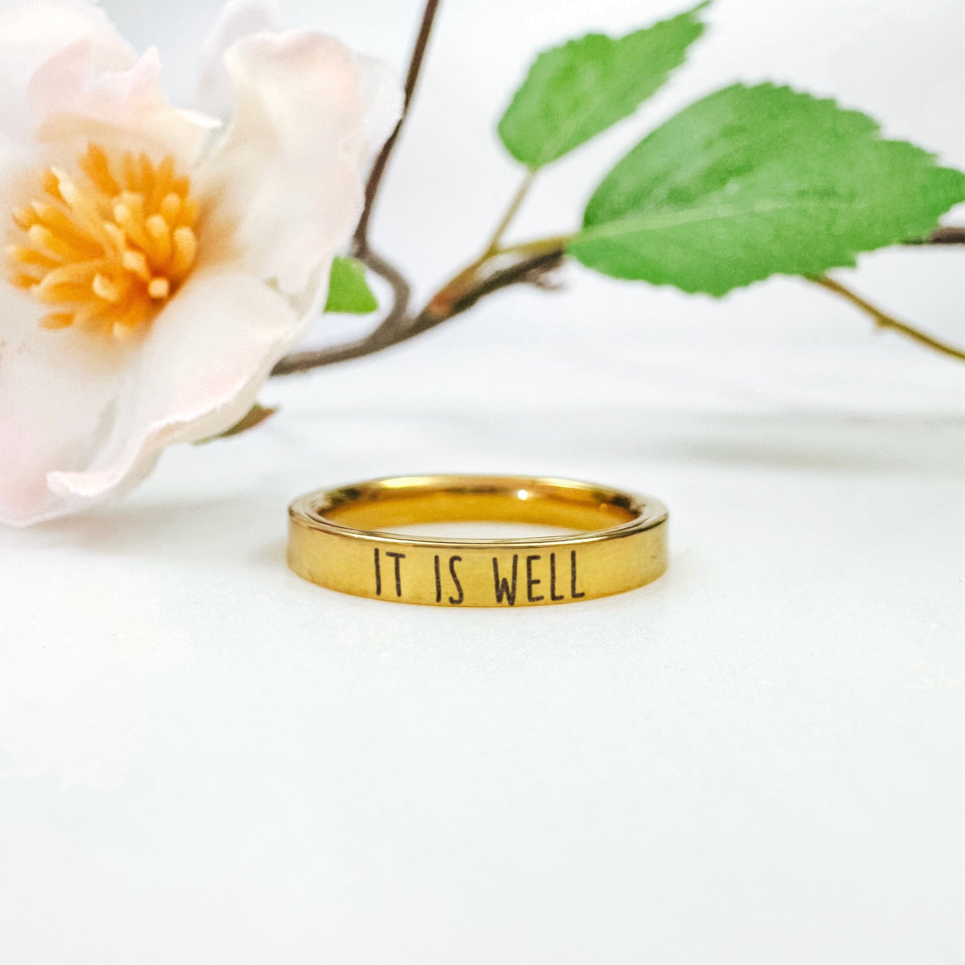 IT IS WELL RING - Avy + Tay