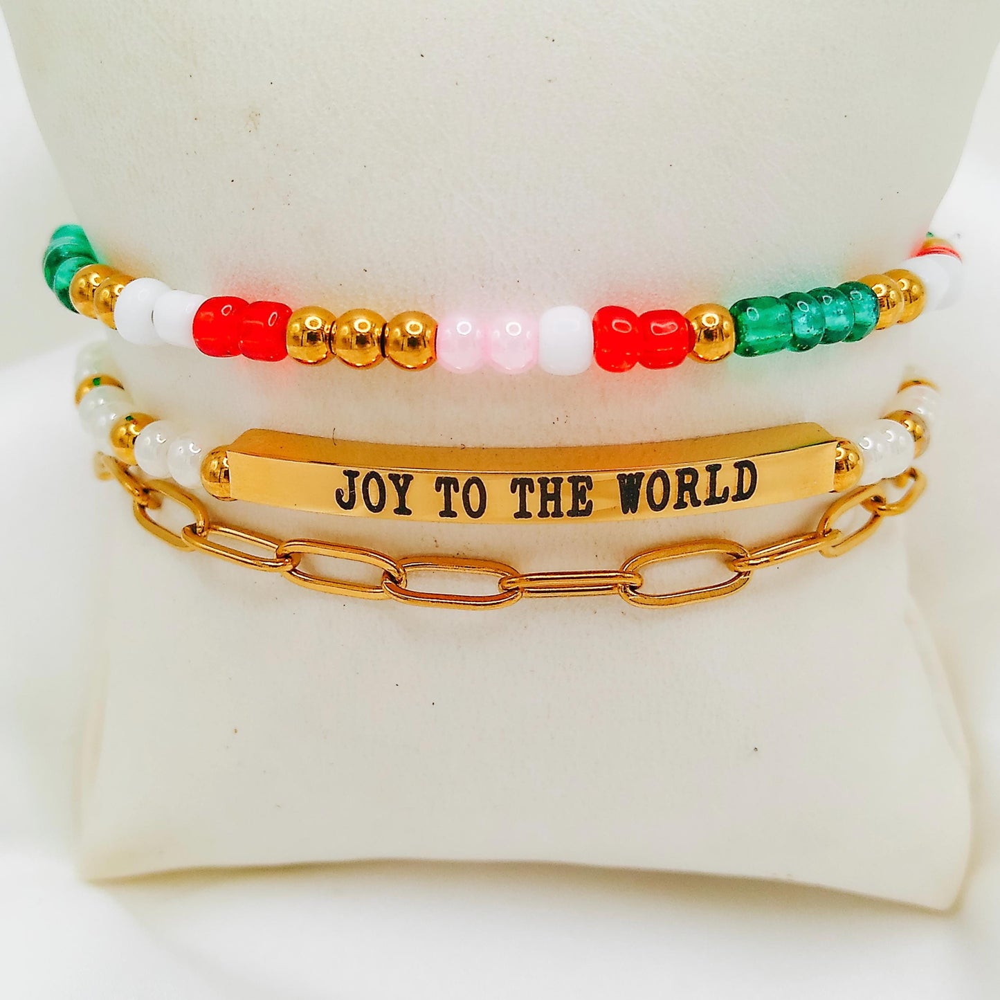 JOY TO THE WORLD BRACELET SET - Avy + Tay