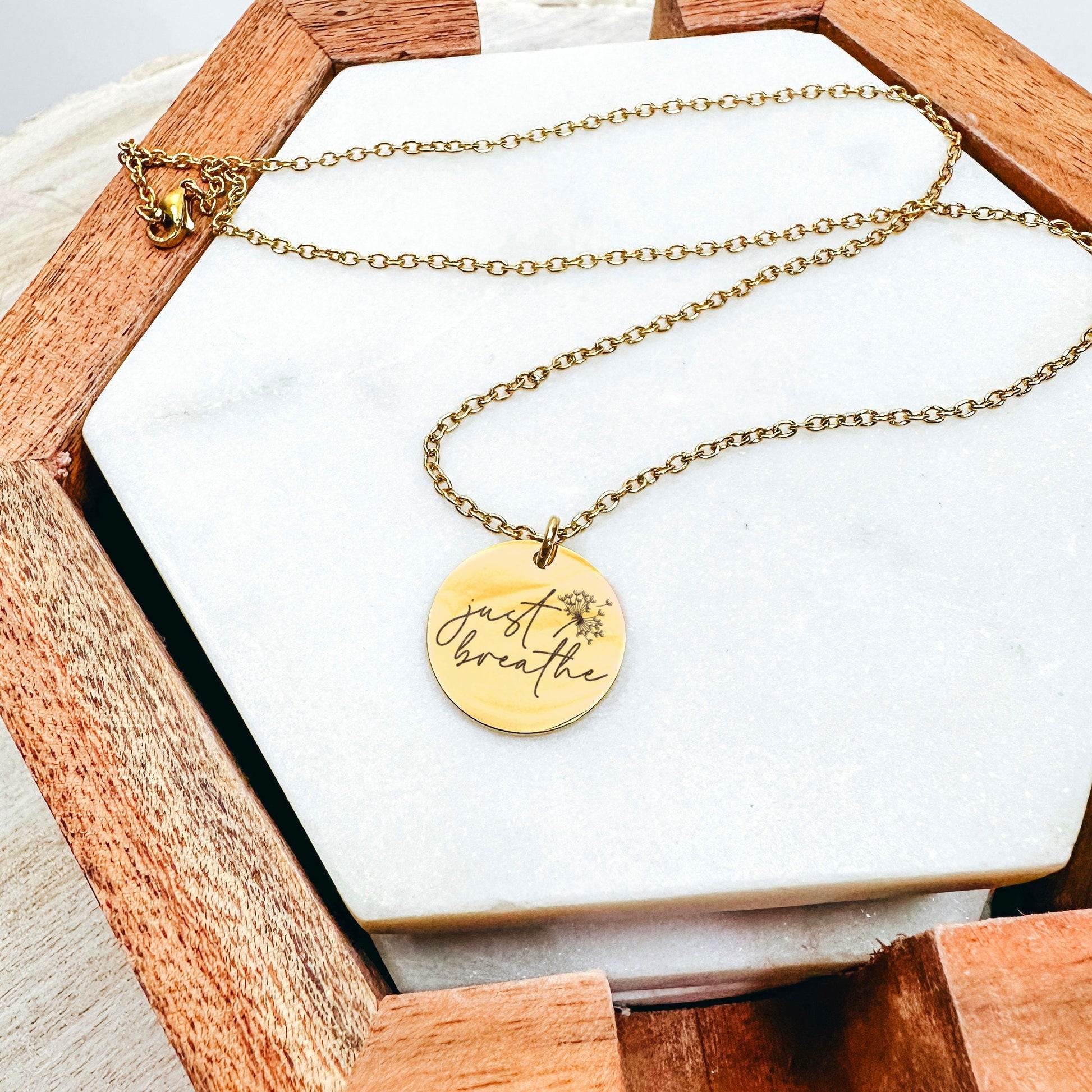 JUST BREATHE NECKLACE - Avy + Tay