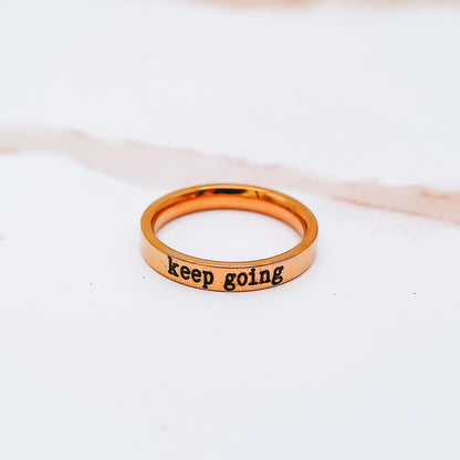 KEEP GOING RING - Avy + Tay