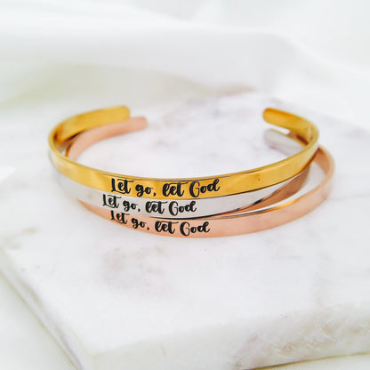 LET GO LET GOD CUFF - Avy + Tay
