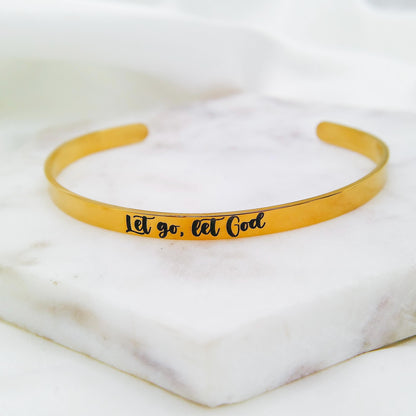 LET GO LET GOD CUFF - Avy + Tay