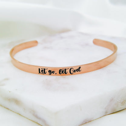 LET GO LET GOD CUFF - Avy + Tay
