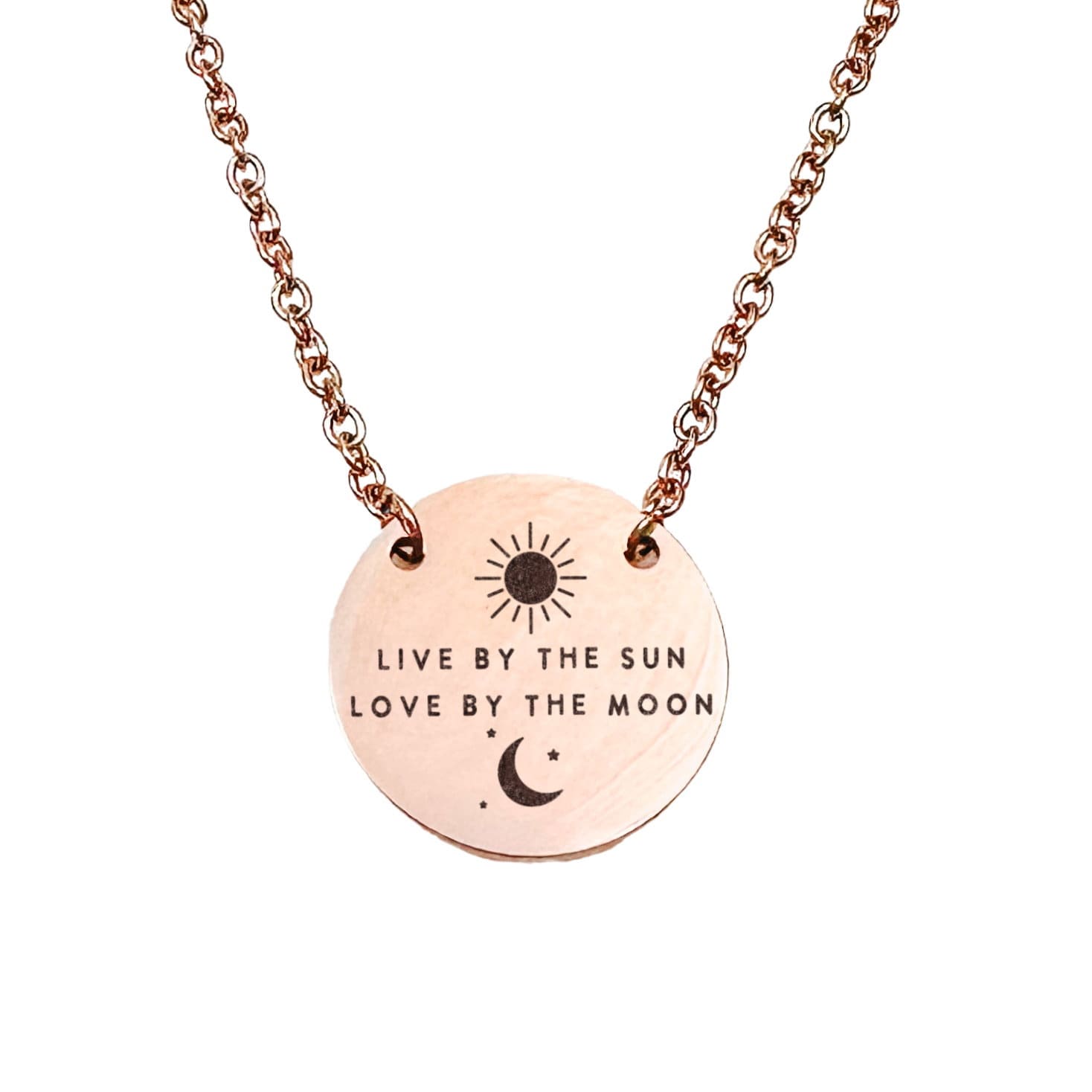 LIVE BY THE SUN LOVE BY THE MOON NECKLACE - Avy + Tay