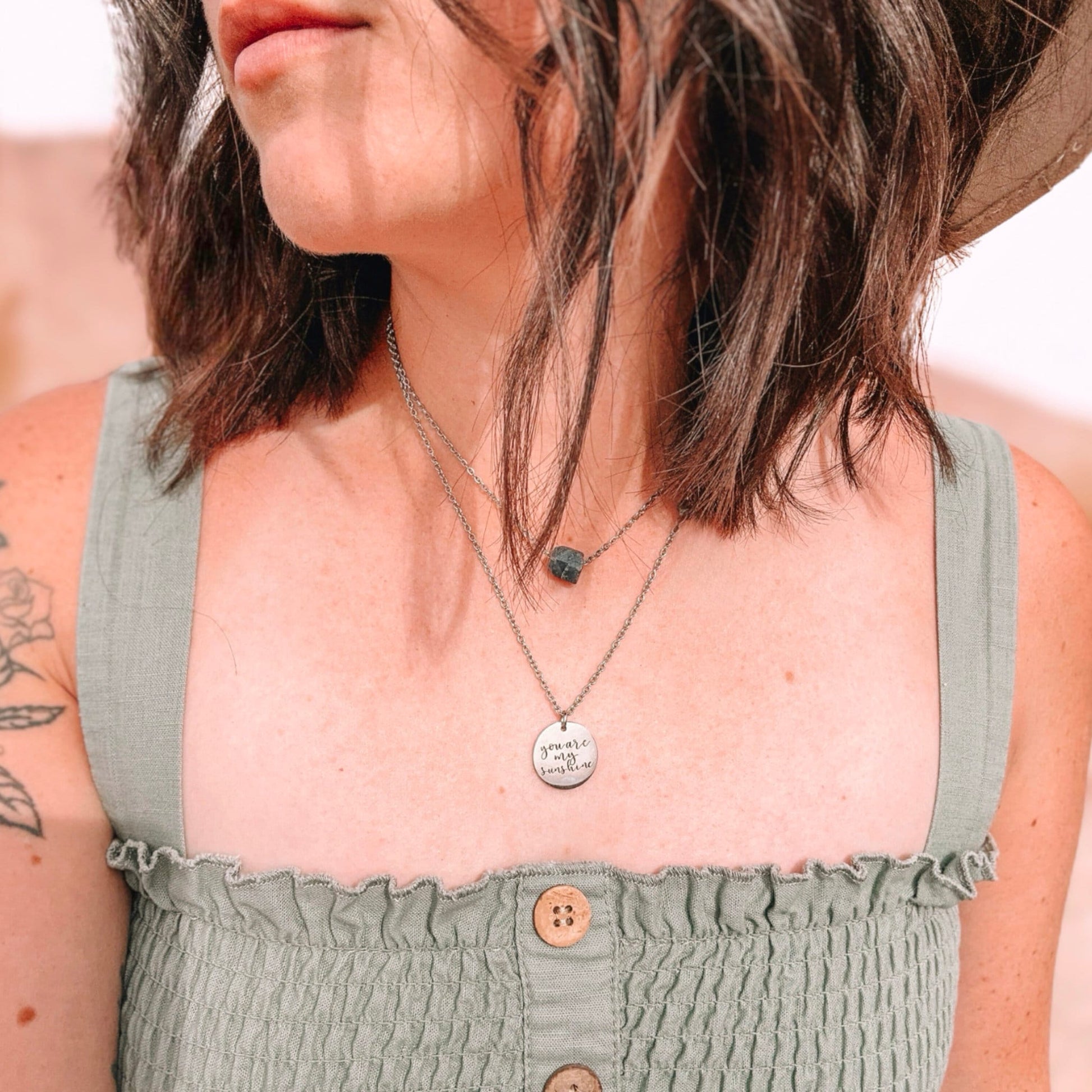 LIVE BY THE SUN LOVE BY THE MOON NECKLACE - Avy + Tay