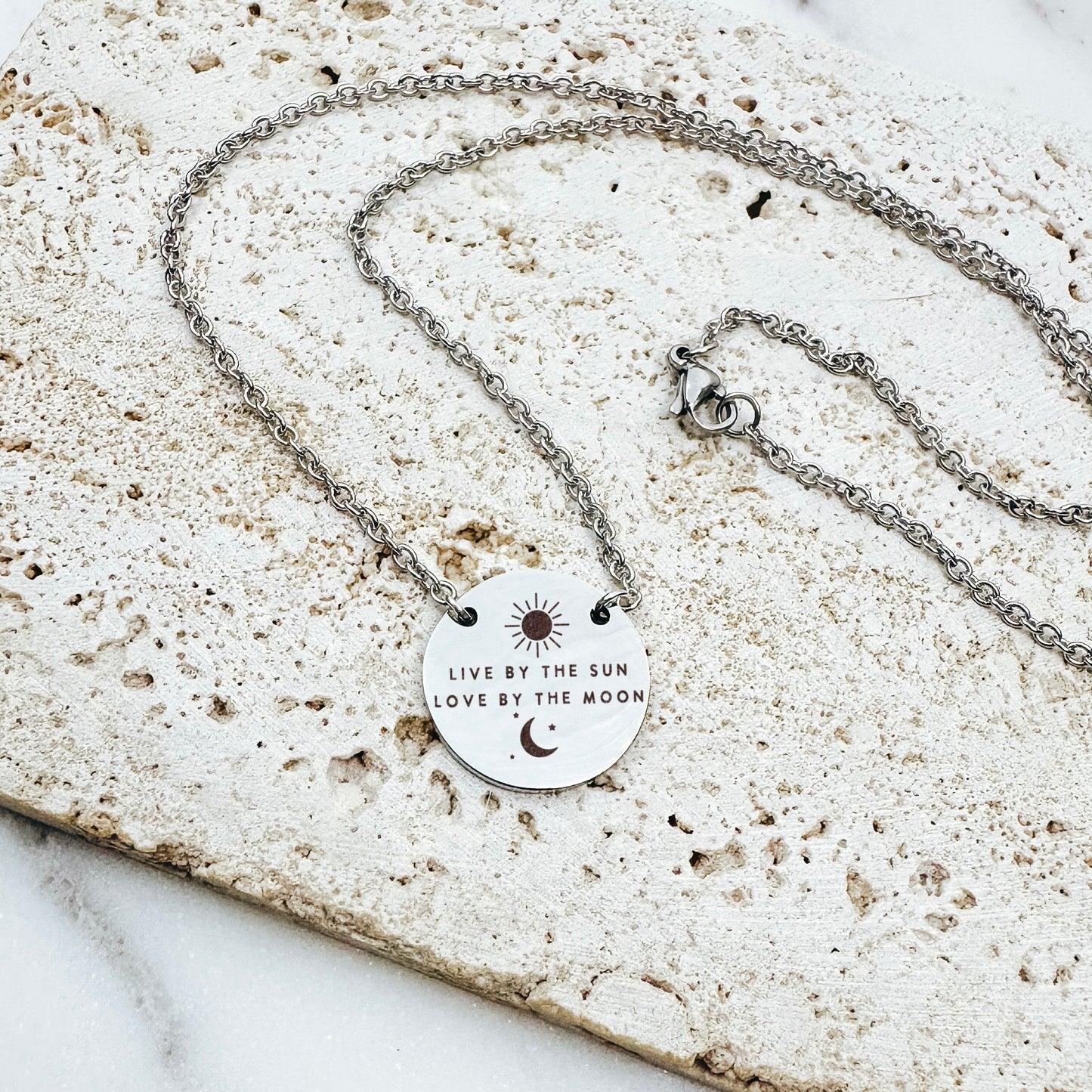 LIVE BY THE SUN LOVE BY THE MOON NECKLACE - Avy + Tay