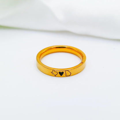 LONG DISTANCE STATE RING - Avy + Tay