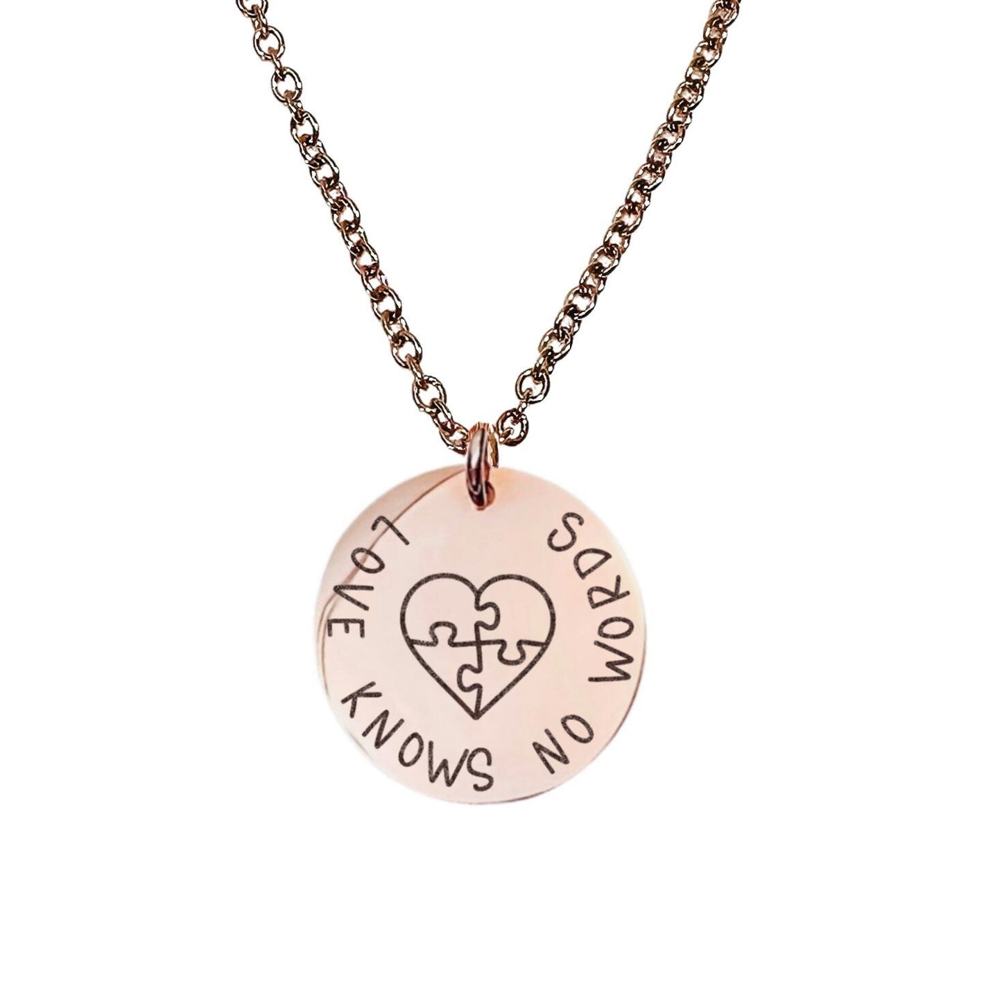 LOVE KNOWS NO WORDS NECKLACE - Avy + Tay