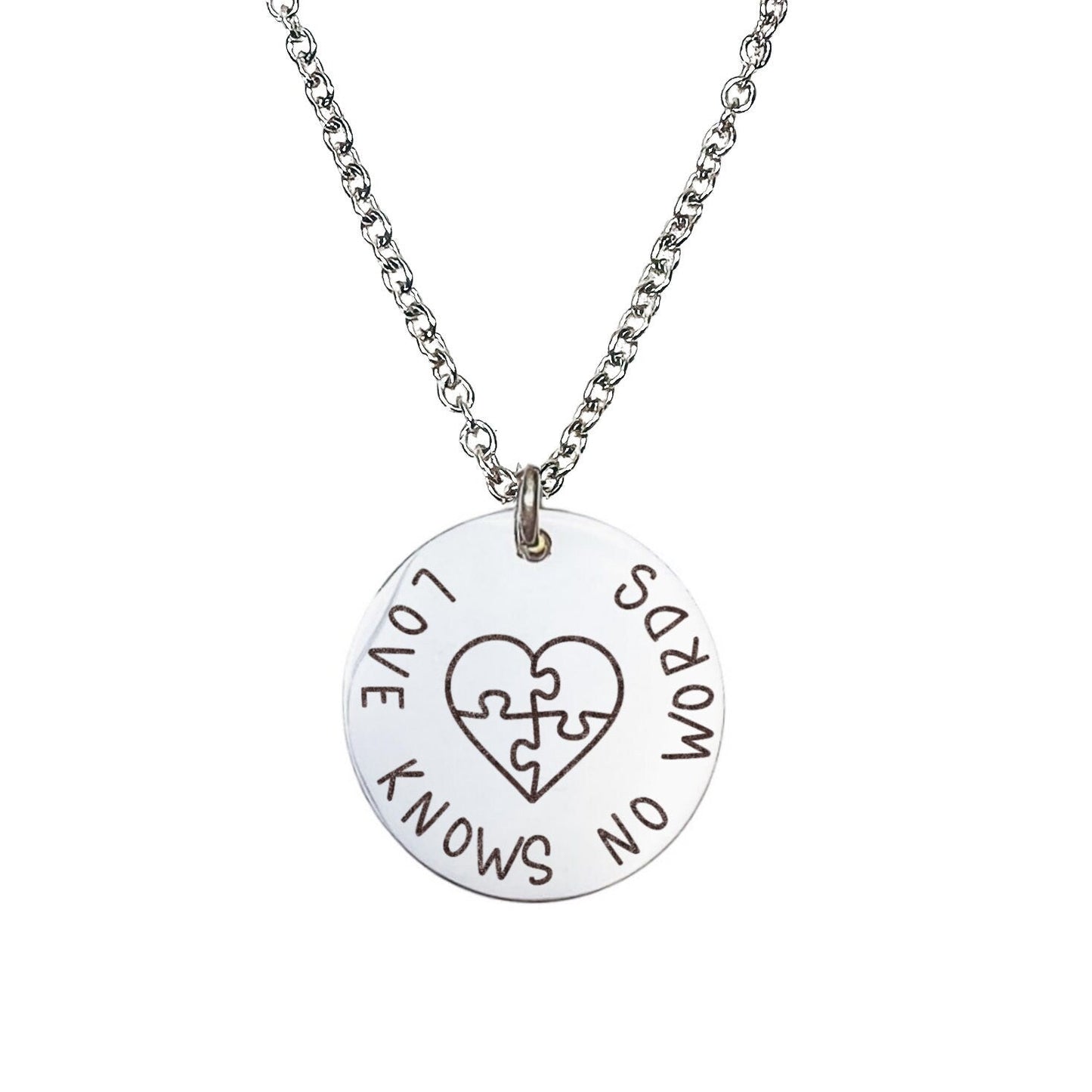 LOVE KNOWS NO WORDS NECKLACE - Avy + Tay