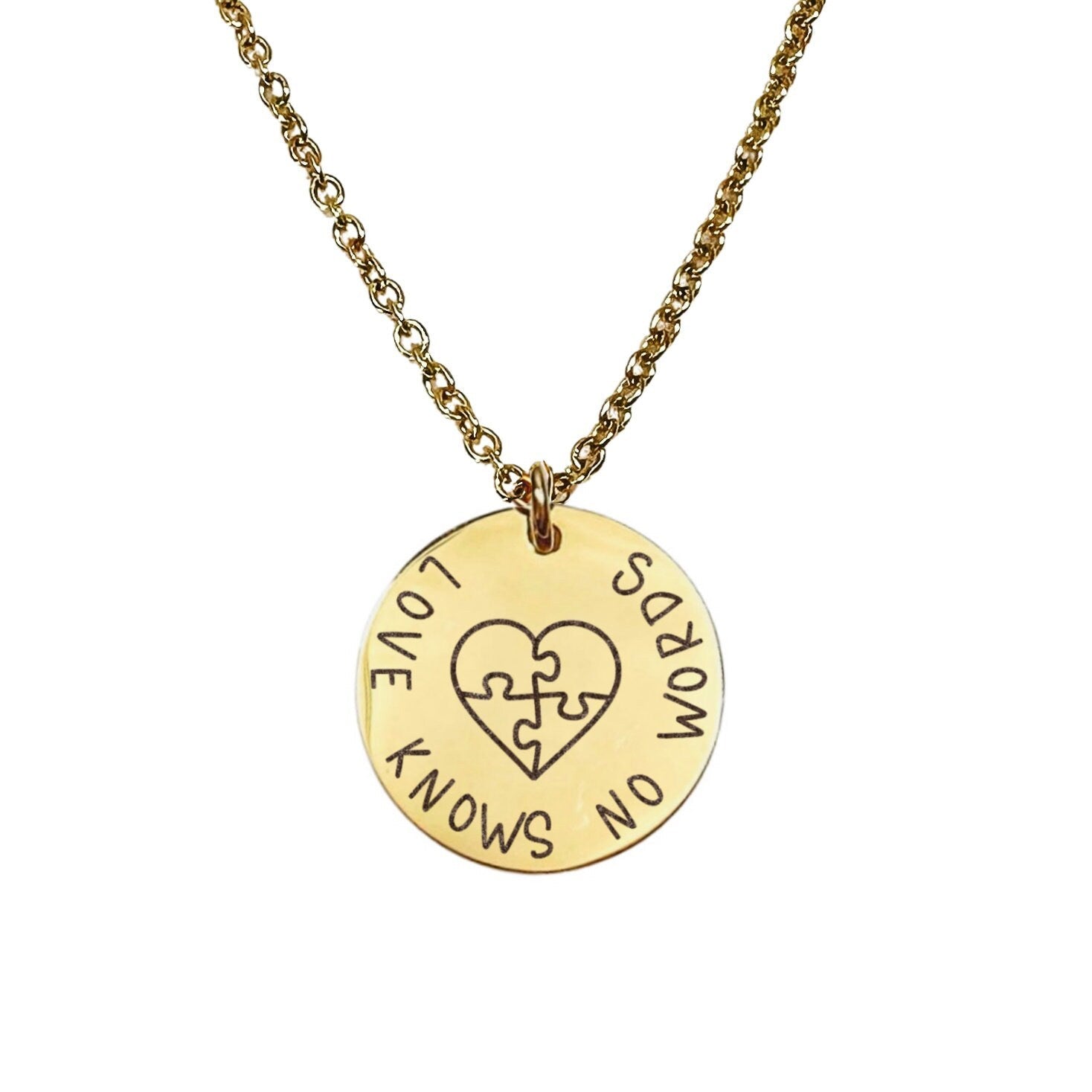 LOVE KNOWS NO WORDS NECKLACE - Avy + Tay