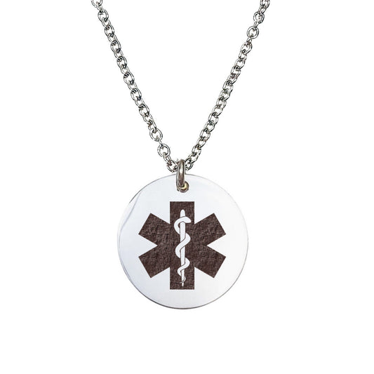 MEDICAL ALERT SYMBOL NECKLACE - Avy + Tay