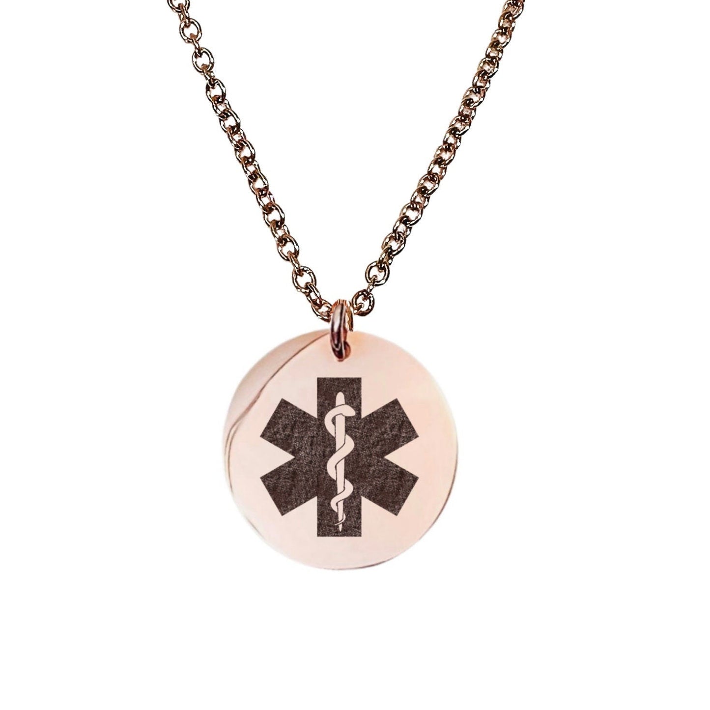 MEDICAL ALERT SYMBOL NECKLACE - Avy + Tay