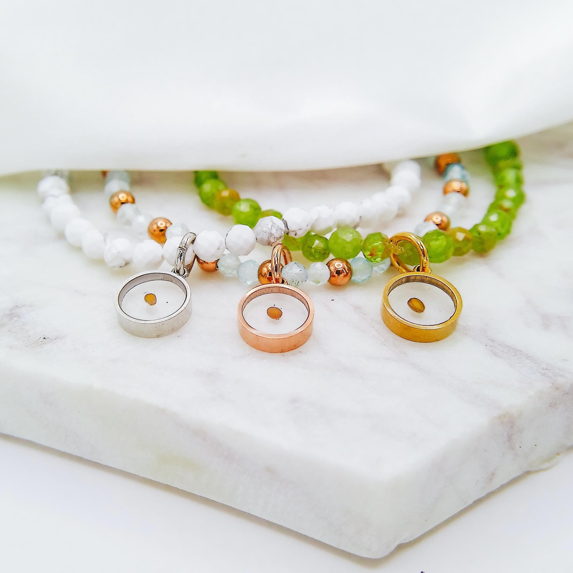 MUSTARD SEED GEMSTONE BRACELET - Avy + Tay