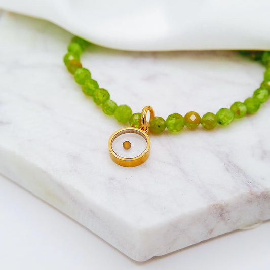 MUSTARD SEED GEMSTONE BRACELET - Avy + Tay