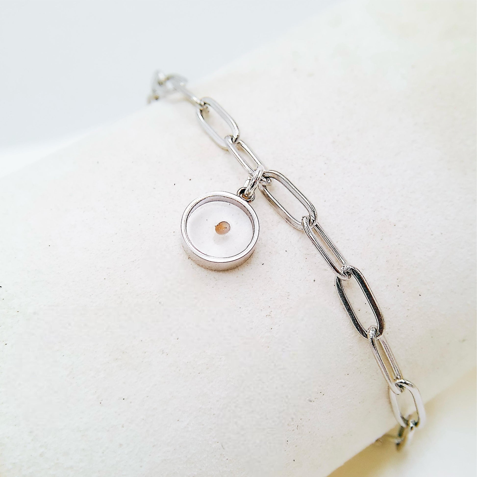 MUSTARD SEED PAPERCLIP BRACELET - Avy + Tay