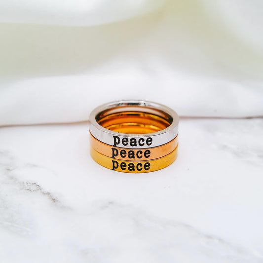 PEACE RING - Avy + Tay