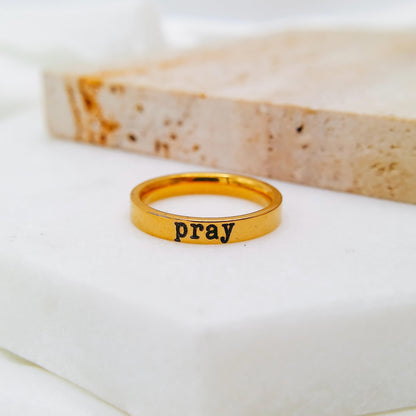 PRAY RING - Avy + Tay